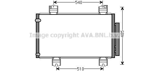 AVA QUALITY COOLING Kondensaator,kliimaseade HD5236